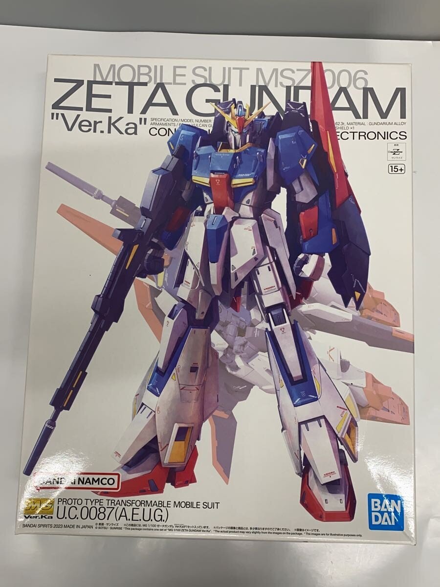 BANDAI MG 1/100 Zeta Gundam Plastic Model