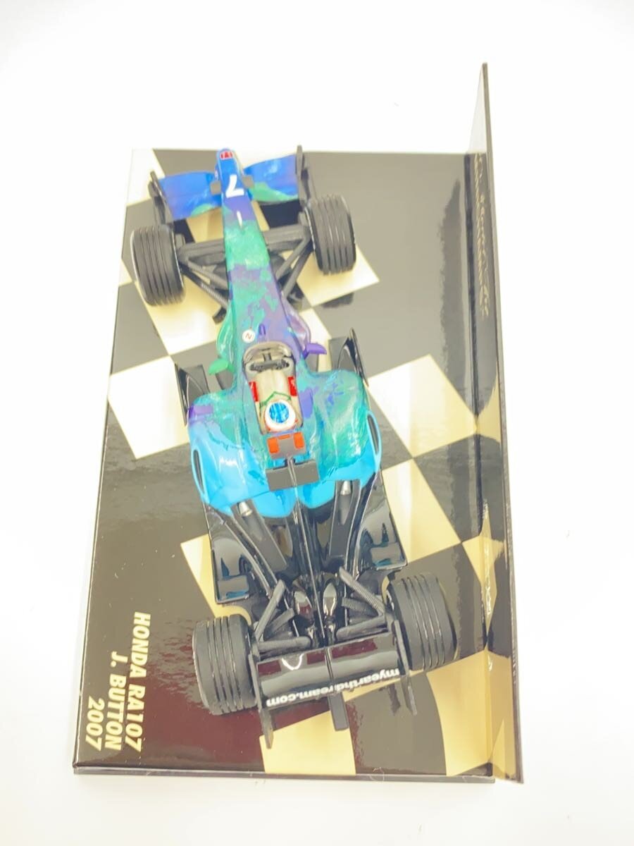 MINICHAMPS Mini Car Blue HONDA RA107 J. Button