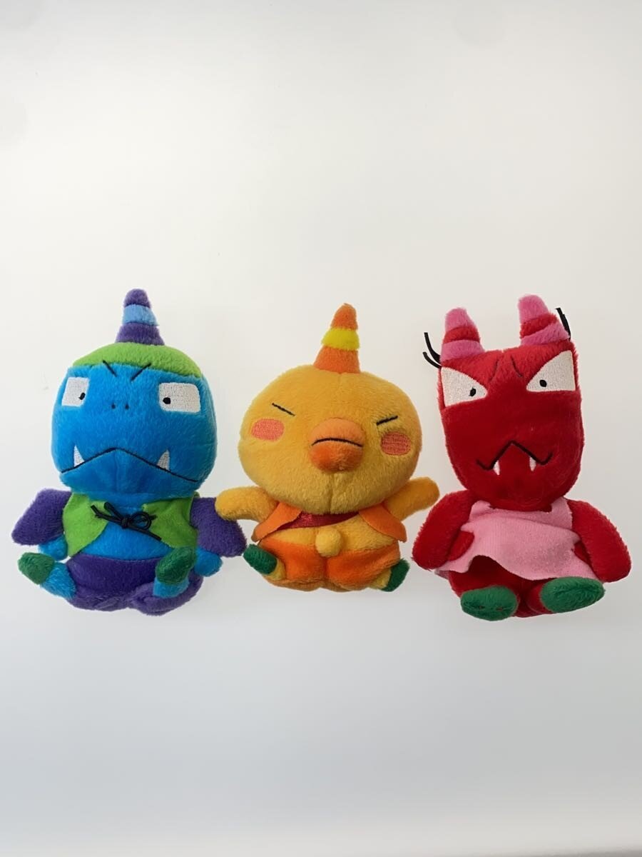 TOMY Ojarumaru Plush Set — 5 Characters (Ojarumaru, Denbo, Aobee, Kisuke, Akane)