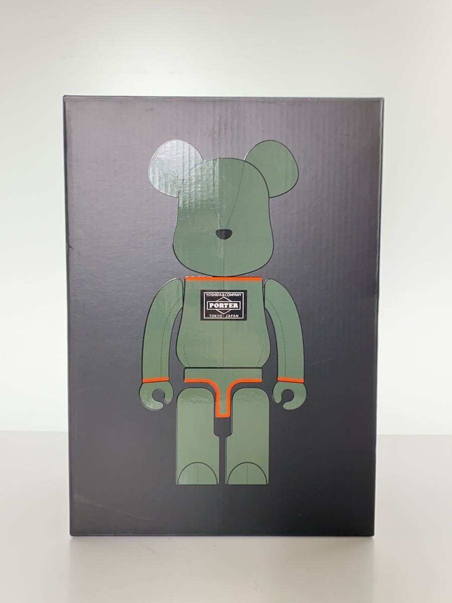 MEDICOM TOY × PORTER BE@RBRICK 400% TANKER Sage Green Special Edition