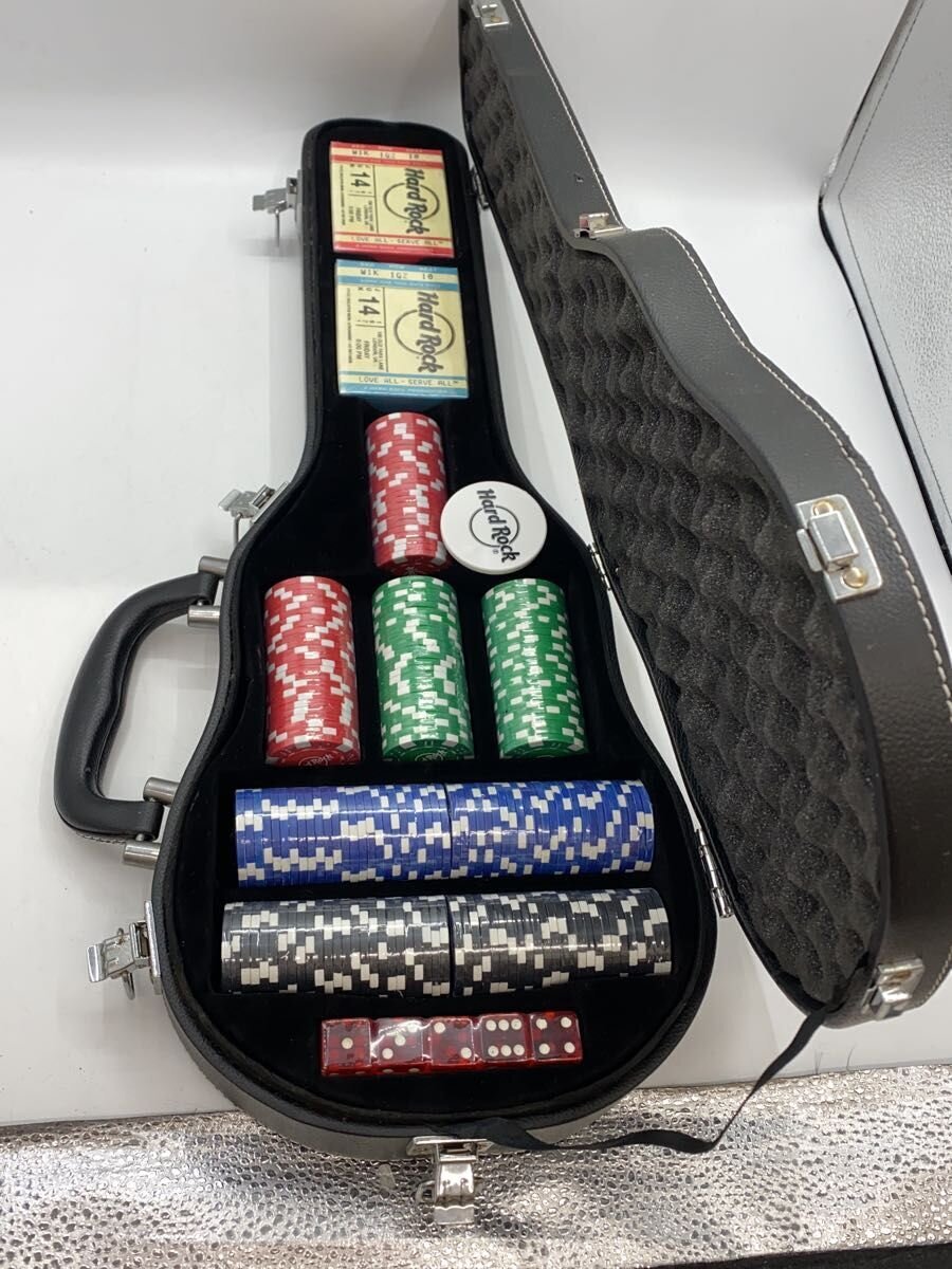 HARD ROCK CAFE Guitar-Case Poker Set