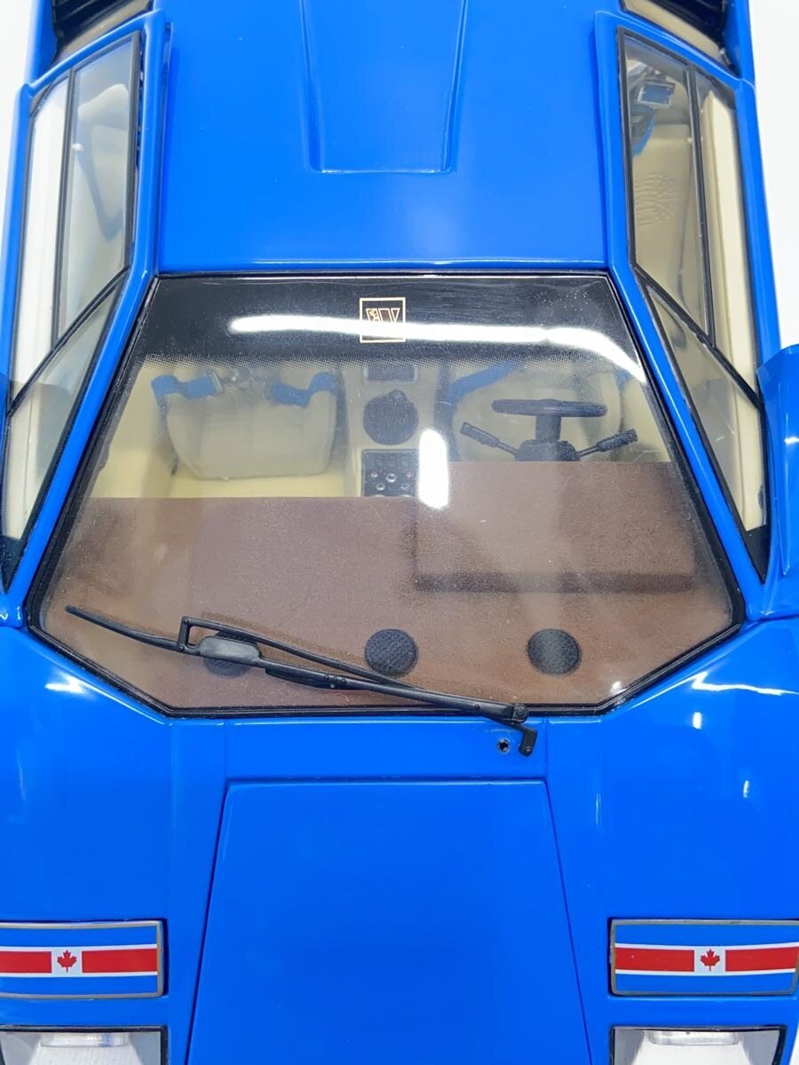 KYOSHO 1/18 Lamborghini Countach LP500S WW Mini Car - Blue (Wiper Damaged)