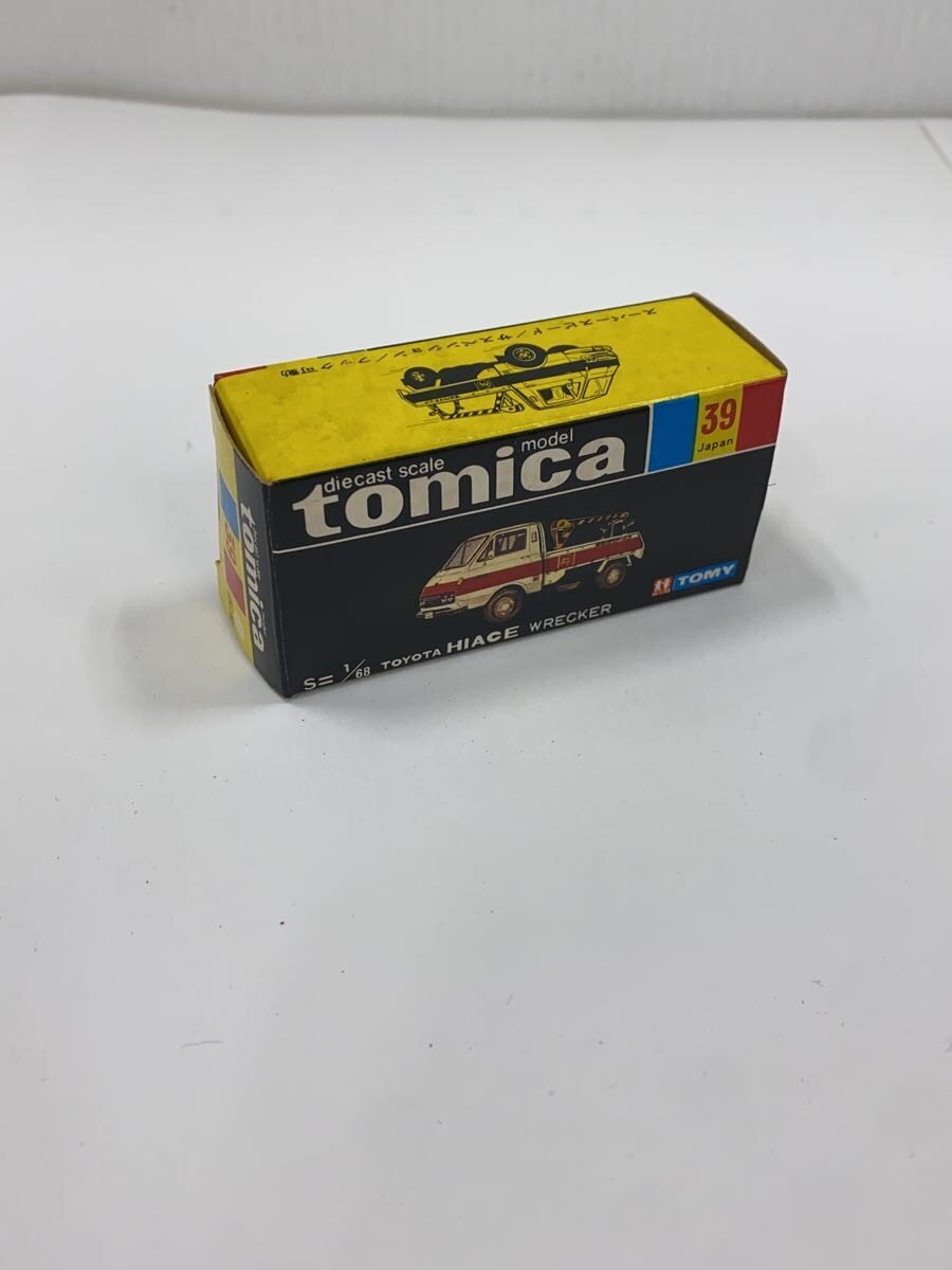 TAKARA TOMY Tomica Black Box Toyota Hiace Tow Truck Mini Car