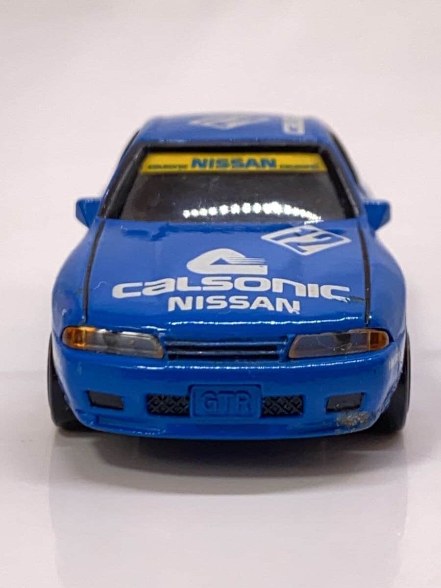 TOMY Mini Car: Blue Nissan Skyline GT-R