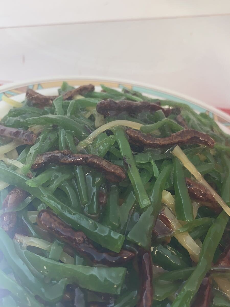Other Brand Food Sample — Chinjao Rosu (青椒肉絲)