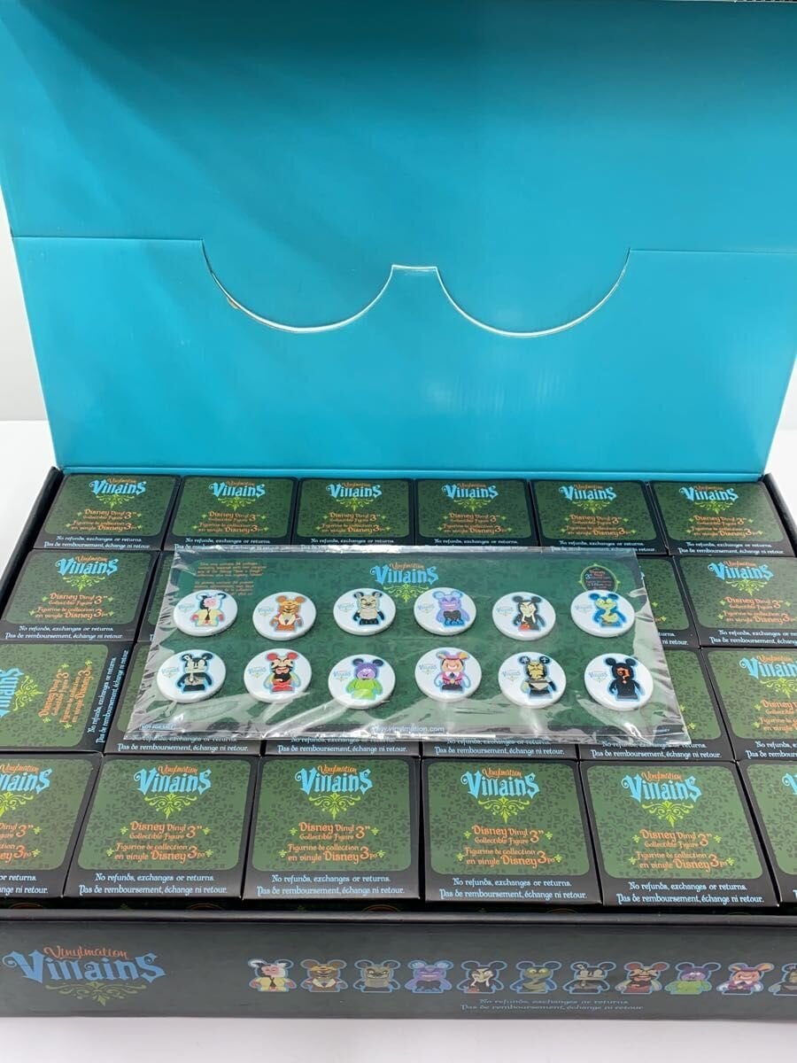 Disney Vinylmation Villains Box Set — 24 Figures (Unopened Contents)