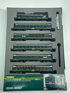 TOMIX 92241 JR 24/25 Series 25-Type Limited Express Sleeper Car (Twilight Express) - GRN