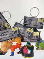 Other Brand Dragon Ball Z High-Quality Keychain Set — Saiyan Invasion (5pcs: Son Goku, Vegeta, Nappa, Raditz, King Kai)