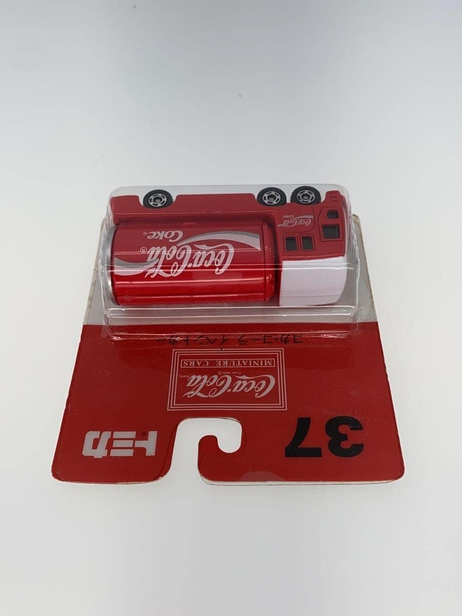 TOMY × Coca‑Cola Tomica 37-4 (Made in China) Coca‑Cola Event Car, Logo Centered, Unopened