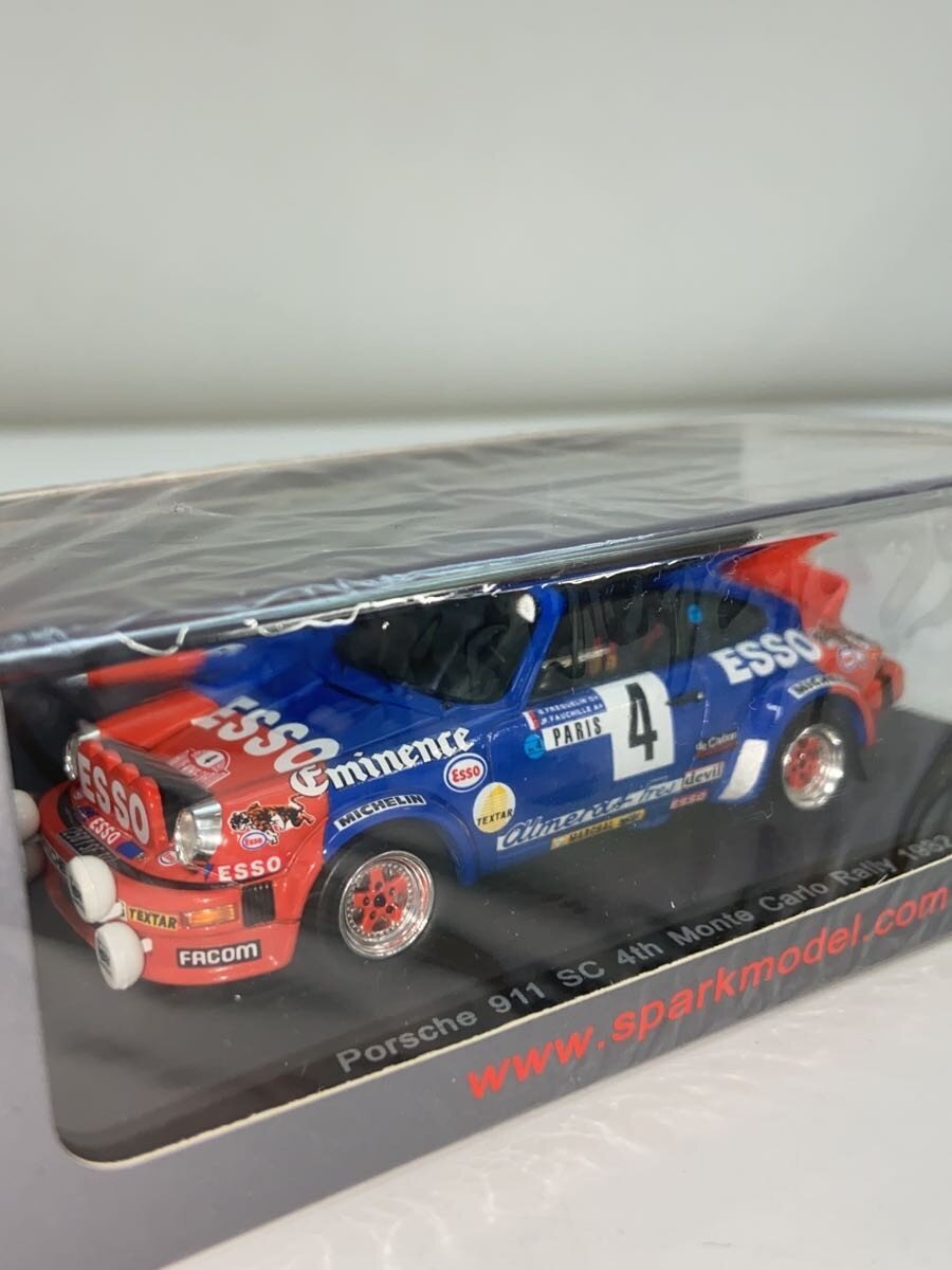 Other Brand Mini Car BLU SPARK Porsche 911 SC 4th Monte Carlo 1982