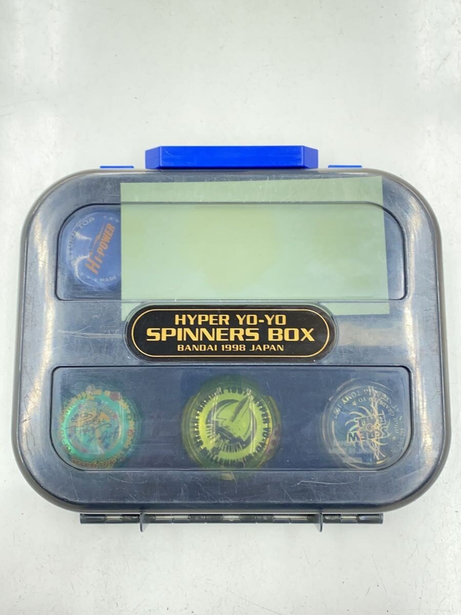 BANDAI Yo-yo Set with Case — HYPER-MILLENNIUM x2, FIRE-BALL, STEALTH-RAIDER; TOMY SCREW BALL; Hi-POWER