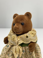 EPOCH Sylvanian Families Brown Bear Family (3) Dollhouse