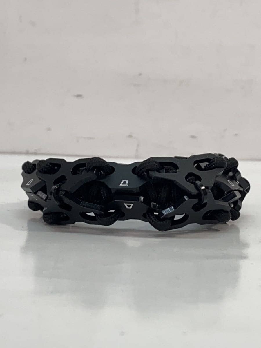 Other Brand Braided Armored Paracord Wristband Unit (Black)