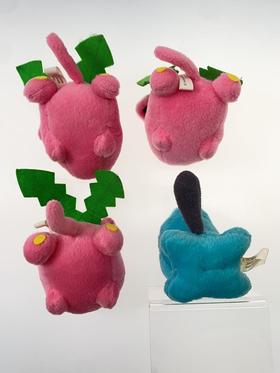 Pokemon plush set: Hoppip x3 & Wynaut x1