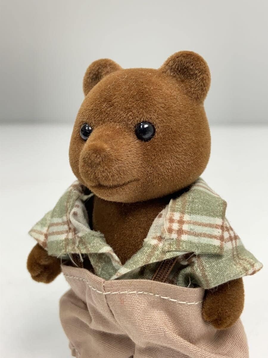 EPOCH Sylvanian Families Brown Bear Family (3) Dollhouse