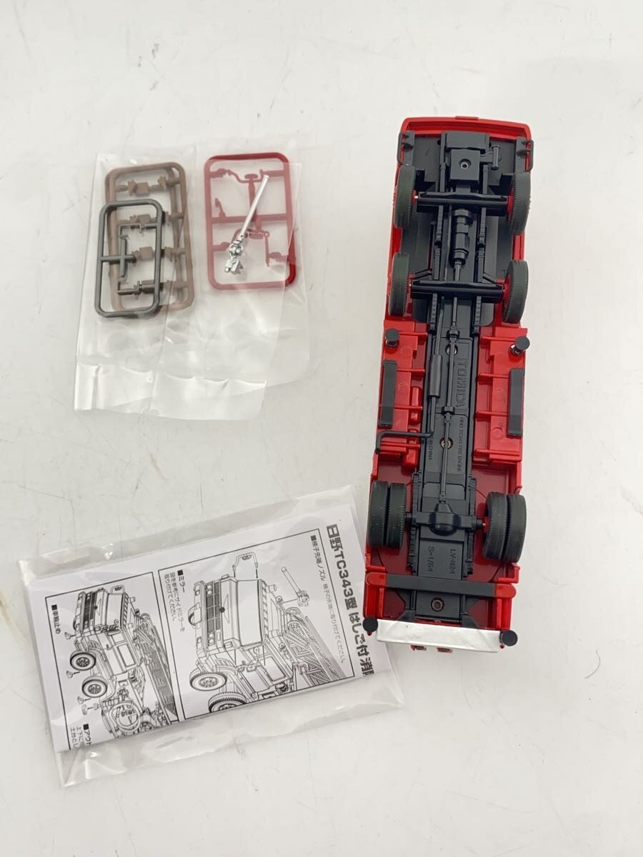TOMYTEC Hino TC343 Ladder Fire Engine Mini Car RED LV-N24C