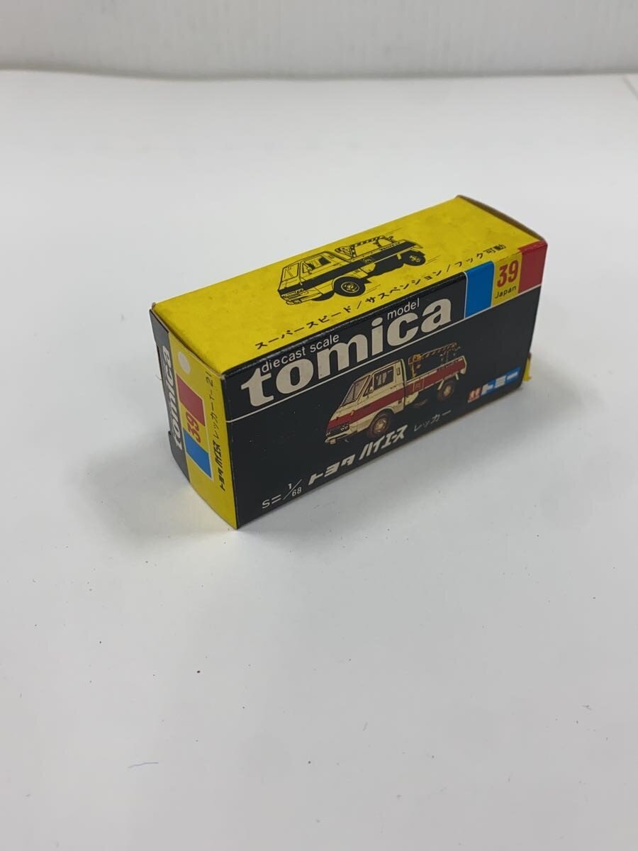 TAKARA TOMY Tomica Black Box Toyota Hiace Tow Truck Mini Car