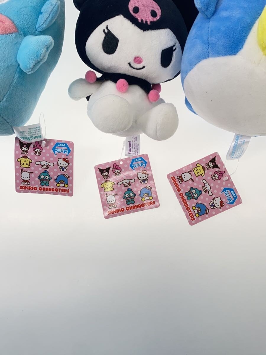 Sanrio Eiko Plush Set: Kuromi & Tuxedosam & Hangyodon (3-piece)