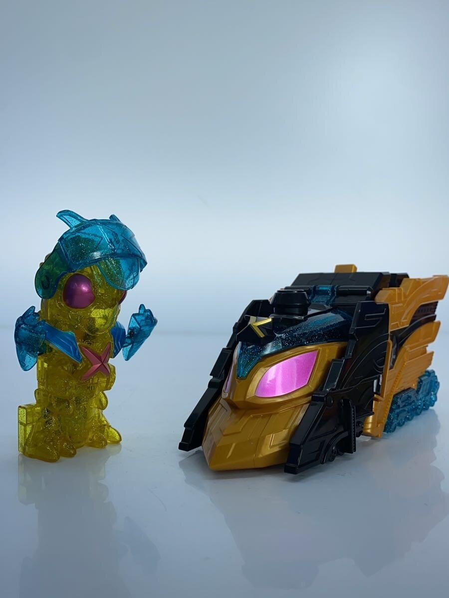BANDAI DX Cross Hopper & Ten Liner & Gatchard Driver Set — Kamen Rider Platinum Gatchard Transformation Belt