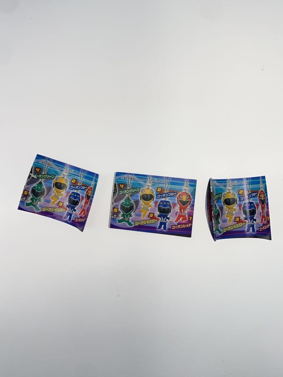BANDAI Go-Onger Strap GP Set of 5 (Engine Sentai Go-Onger: Go-On Red, Blue, Yellow, Green, Black)