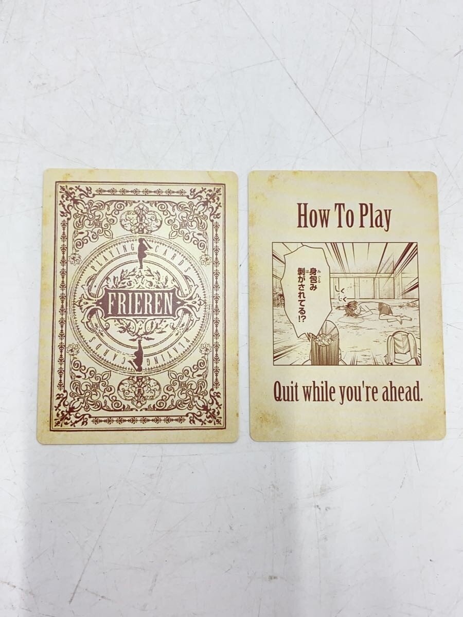 Other Brand Frieren: Beyond Journey's End Special Edition Bonus Playing Cards