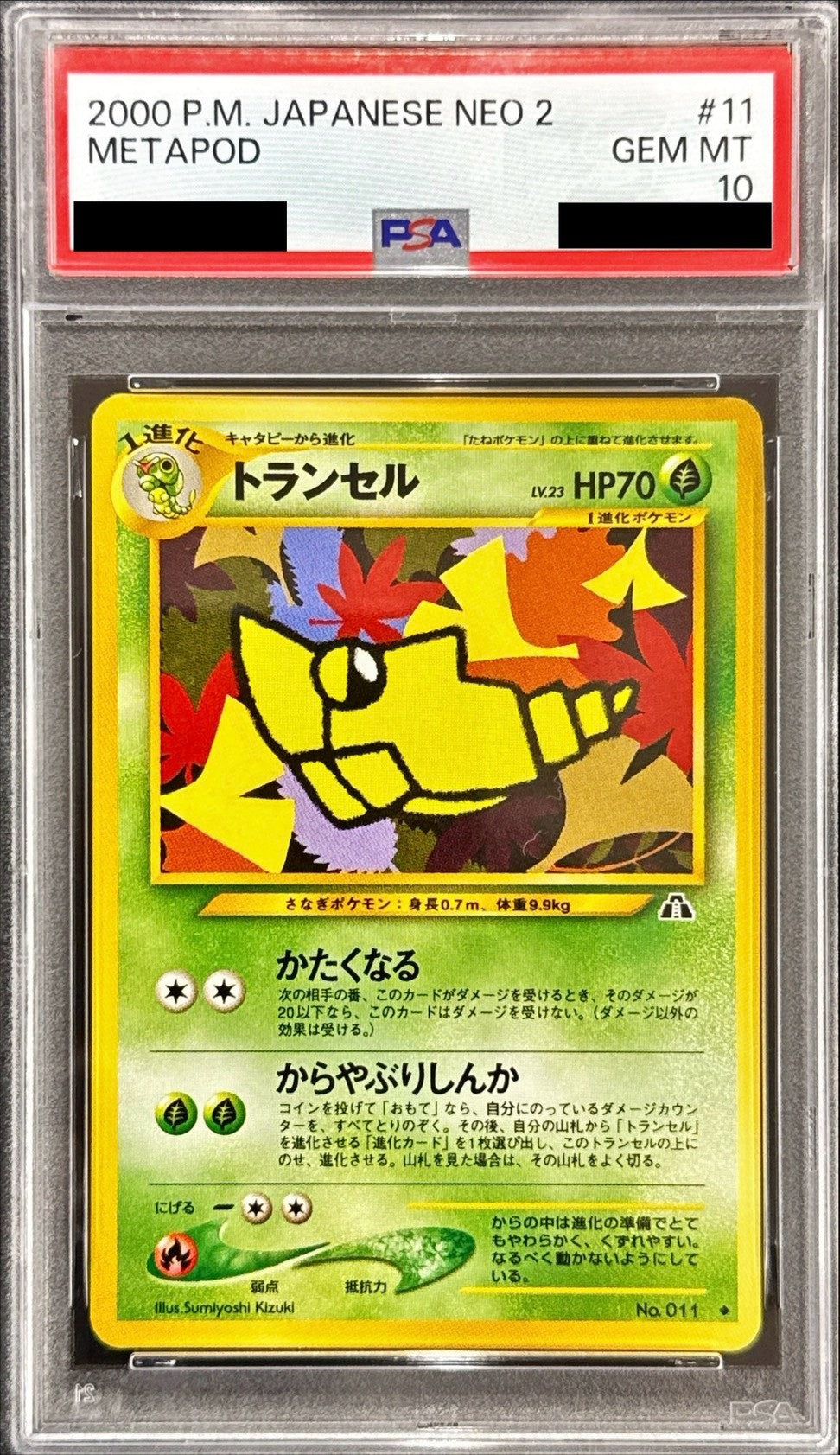 Pokemon TCG Caterpie LV.23 ◆ Old Back PSA 10