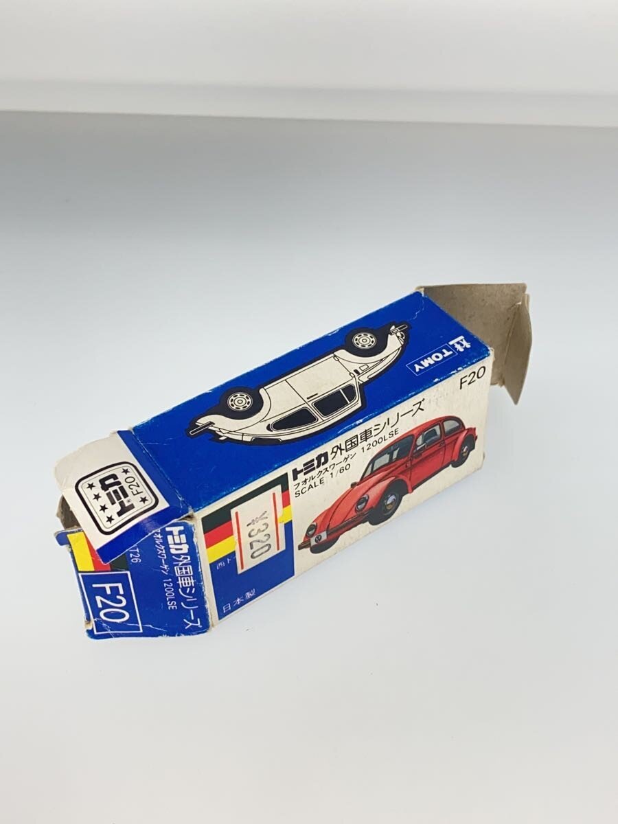 TOMY Tomica Blue Box Volkswagen 1200LSE F20-1-1 (Made in Japan) Beetle