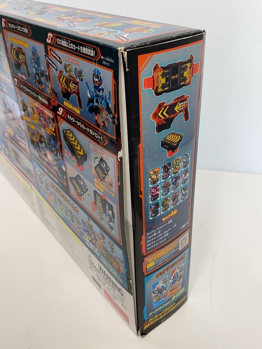 BANDAI Kamen Rider Gatchard Transformation Belt Complete Roleplay Set (2693540) — 48 Cards