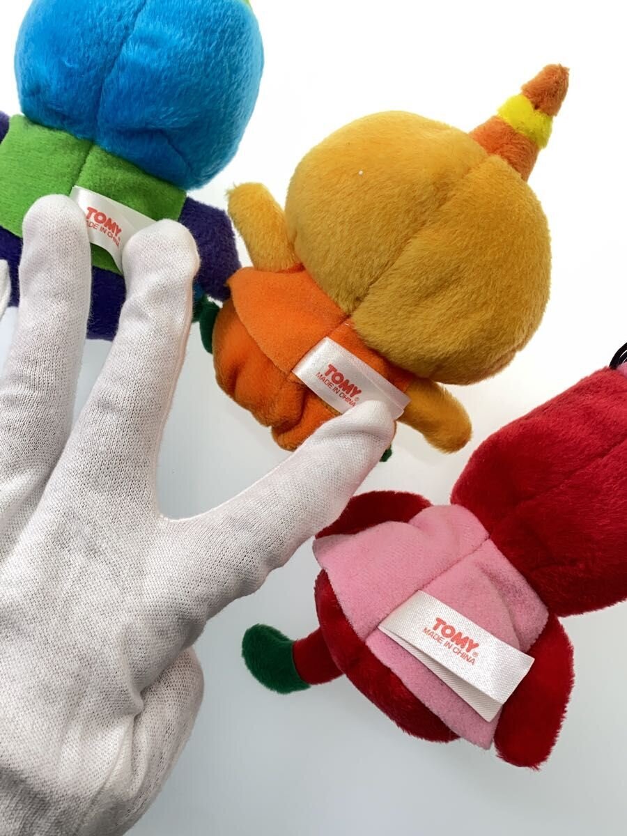 TOMY Ojarumaru Plush Set — 5 Characters (Ojarumaru, Denbo, Aobee, Kisuke, Akane)