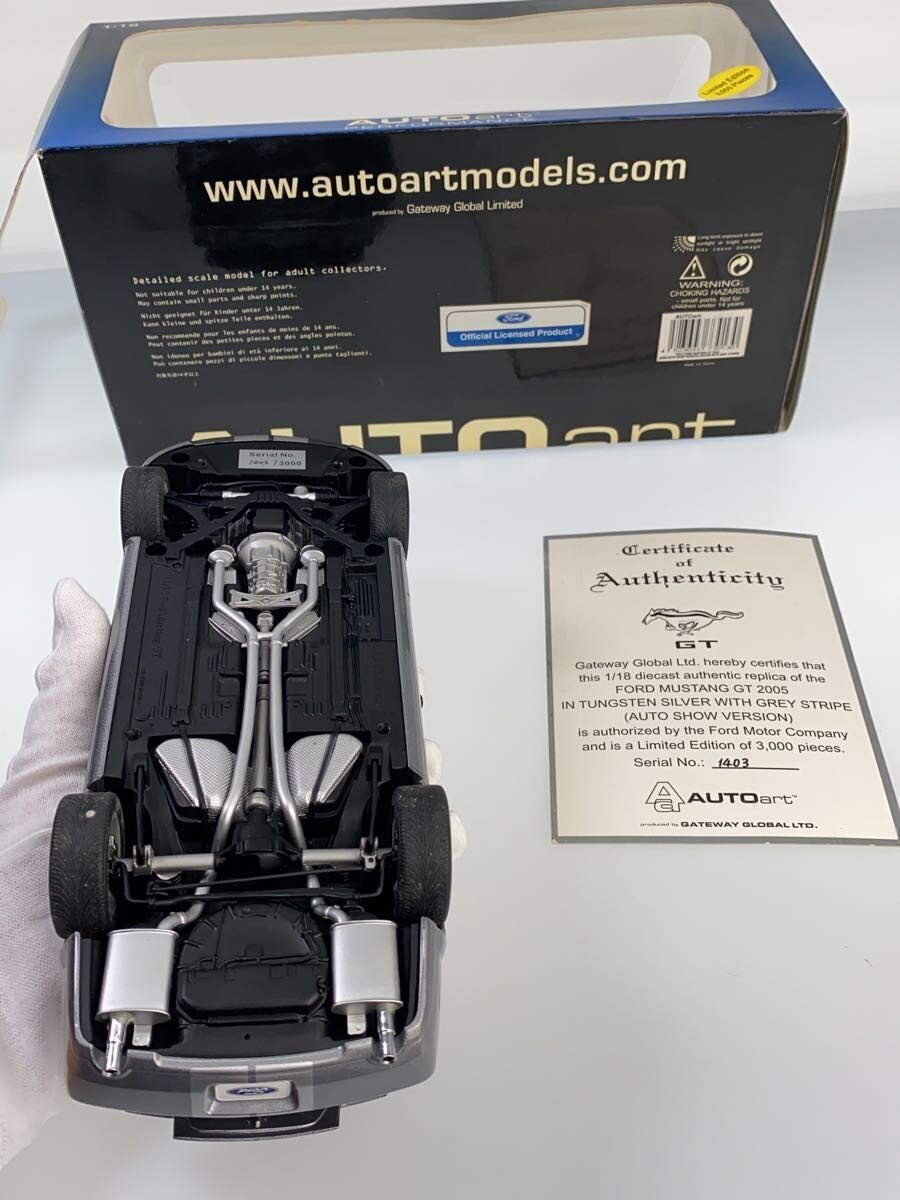 AUTOart 1:18 Ford Mustang GT (2004/2005) PERFORMANCE Series 73013 (Silver)