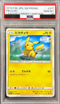 Pokemon TCG Pikachu P 377/SM-P PSA 10