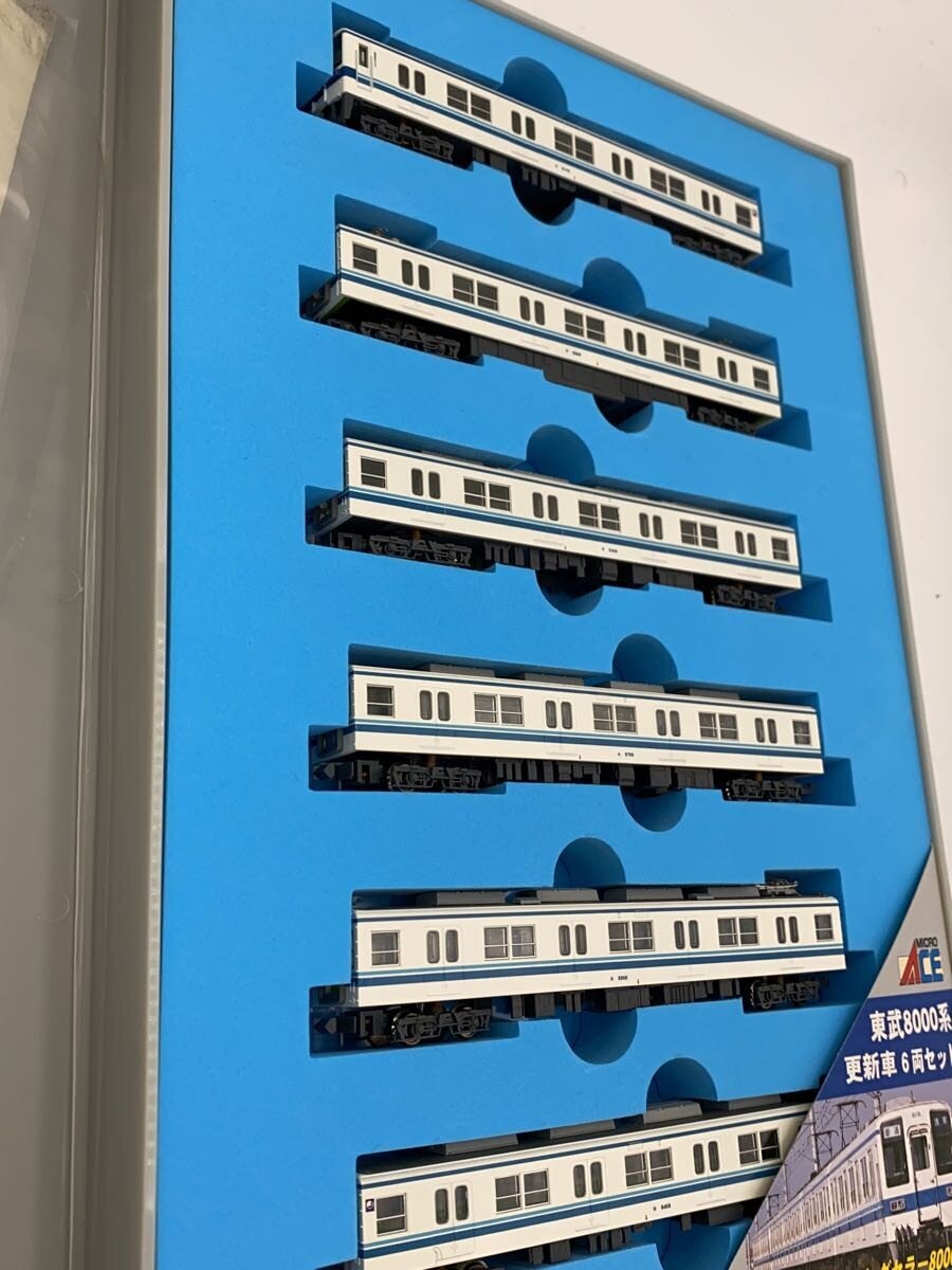 MICRO ACE A-0102 N-Gauge Tobu 8000 Series Updated Cars 6-Car Set (WHT)