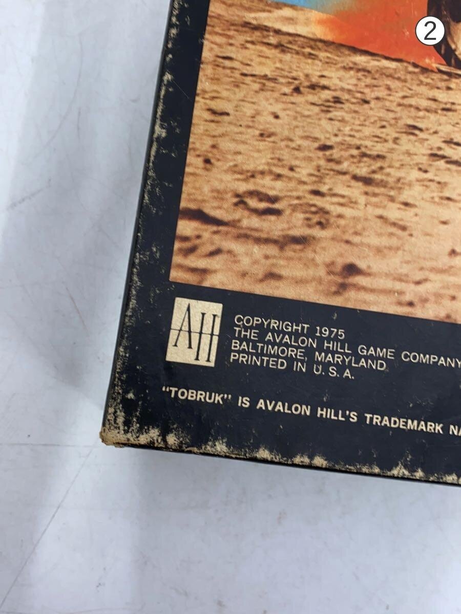 Avalon TOBRUK 1942 Tobruk Tank Battle Board Game (Japanese Scenarios)
