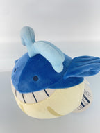 Pokemon × Takara Tomy Arts Wailmer Plush (Super Secret Base Wailmer Doll) Pokémon Center Limited