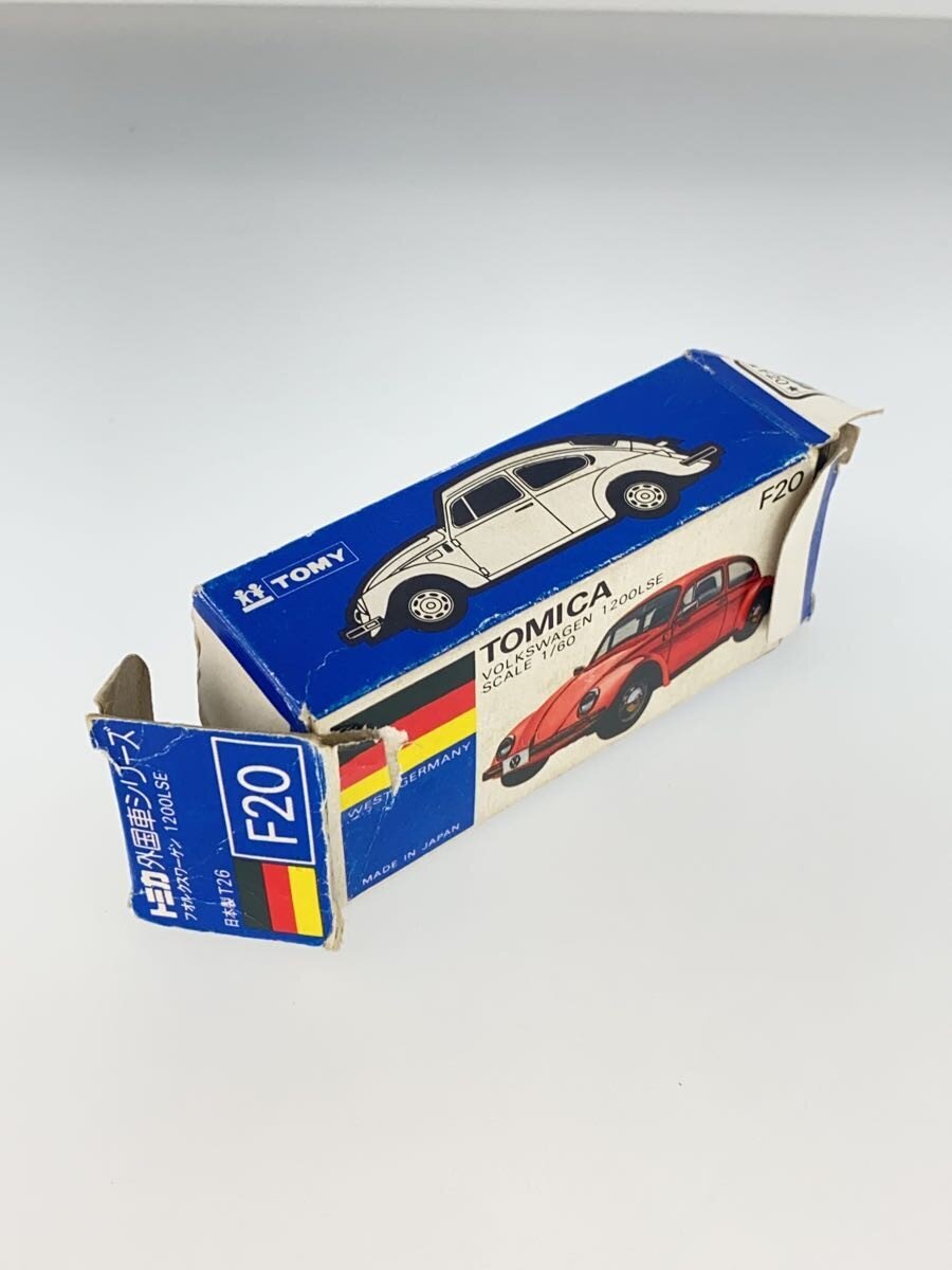 TOMY Tomica Blue Box Volkswagen 1200LSE F20-1-1 (Made in Japan) Beetle