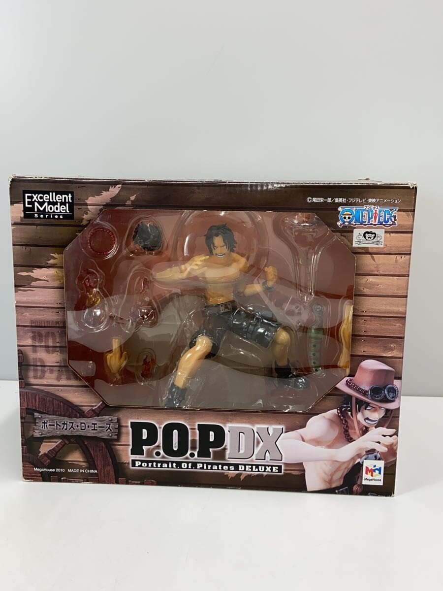MegaHouse P.O.P. DX Portgas D. Ace Figure (One Piece) - Used, Box Discoloration