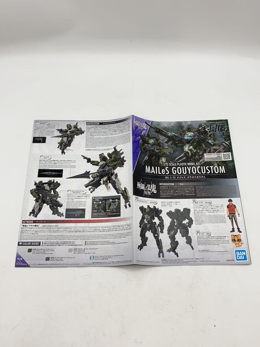 BANDAI Kyoukai Senki Gokukou no Soki HG 1/72 Meiless Gouyou Custom