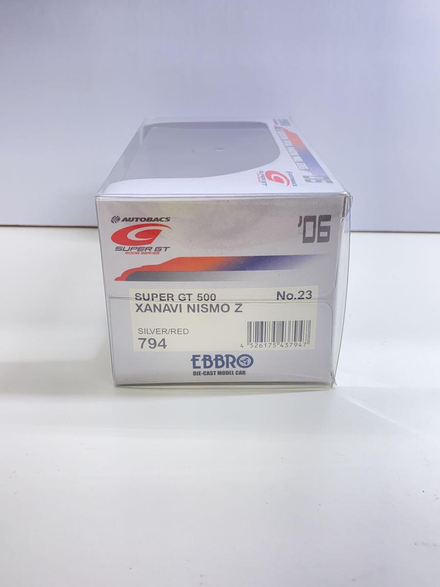 Misc. Brand EBBRO Xanavi Nismo Z Super GT 2006 No. 23 Diecast Car