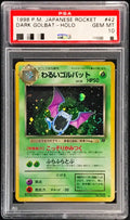 Pokemon TCG Dark Golbat LV.25 ★ Old Back PSA 10