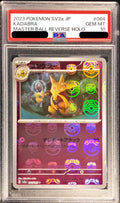 Pokemon TCG Sabrina's Kadabra (Master Ball Mirror) U 064/165 PSA 10