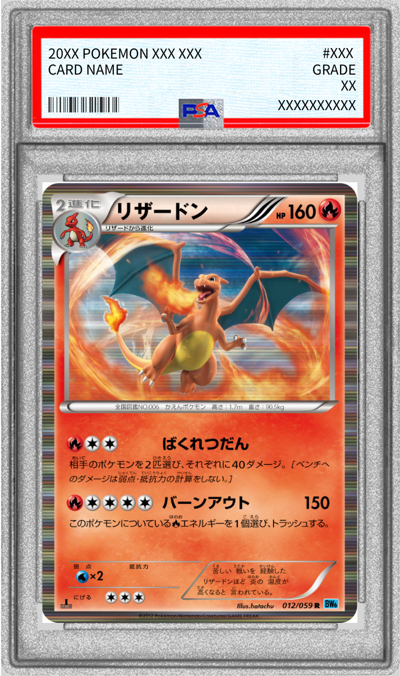 Pokemon TCG Charizard R 012/059 PSA 10