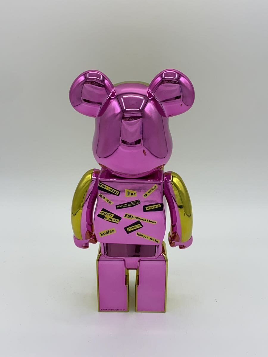 MEDICOM TOY Sex Pistols BE@RBRICK Chrome Ver. 100% & 400% Figure