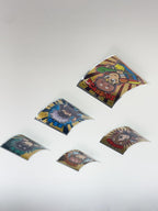 LOTTE × Kaiyodo Jujutsu Kaisen Man Stickers & Figures, 5-Type Set