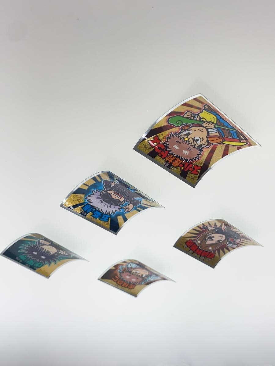 LOTTE × Kaiyodo Jujutsu Kaisen Man Stickers & Figures, 5-Type Set