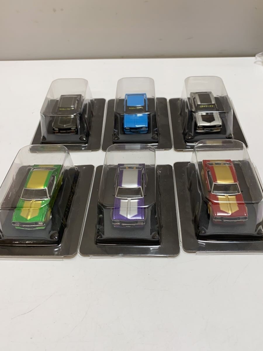 AOSHIMA Gra Chan Collection 6-Car Set LB Works 130 Laurel SP ①②③④⑤⑥ Butaketsu