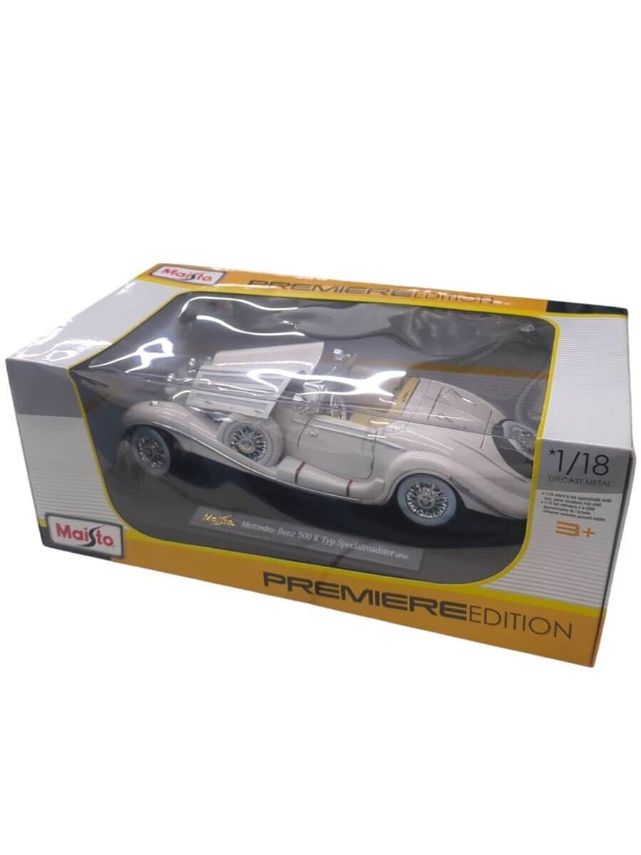 Maisto Mercedes-Benz 500K Typ Special Roadster (1936) White 1:18
