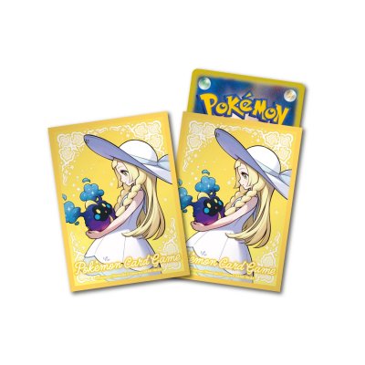 Pokemon TCG Deck Shield "Lillie & Cosmog (Pokémon Center Set)" — 64 sleeves [Supplies]