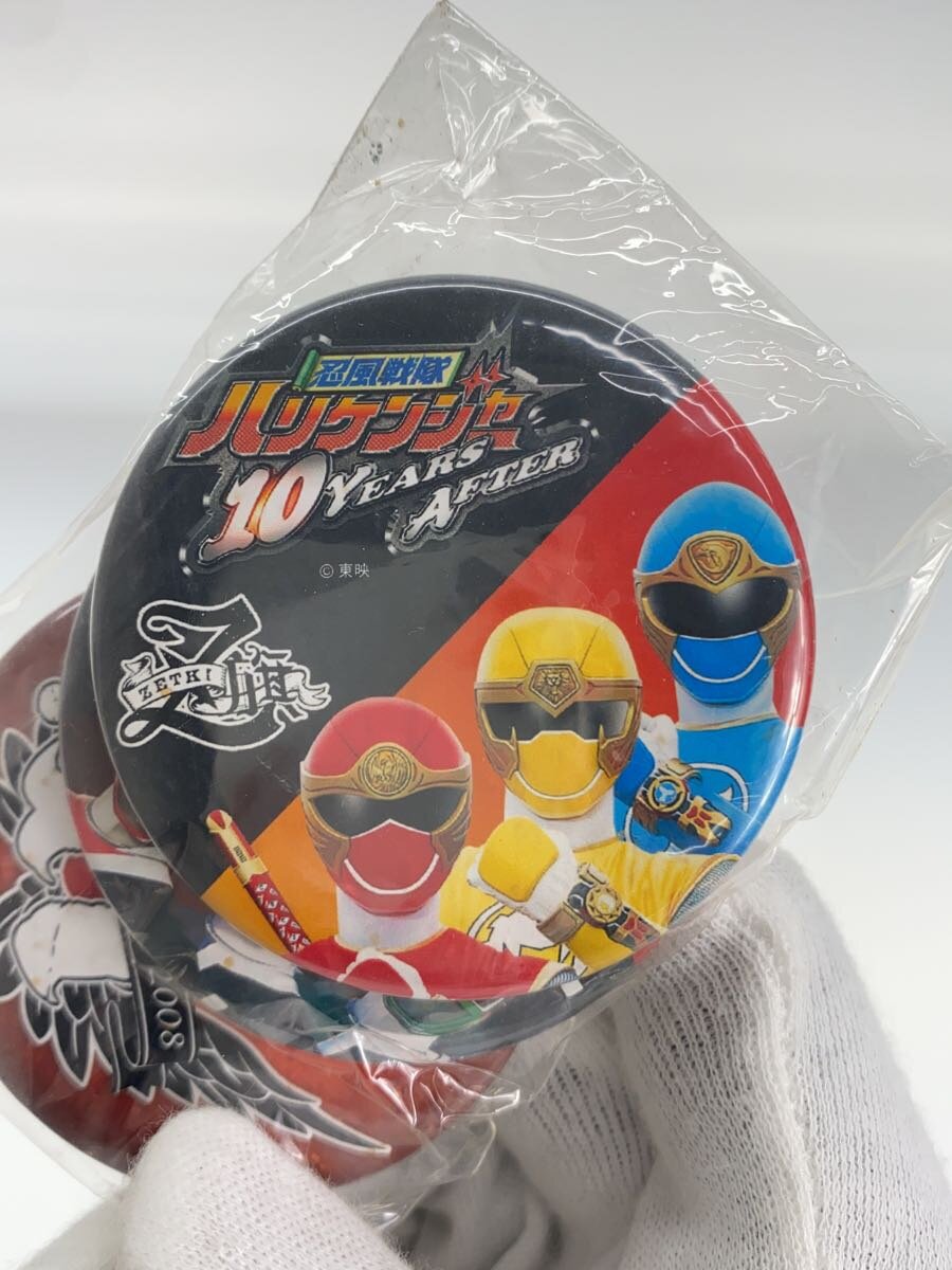 Misc. Brand 3-Piece Pin Badge Set: Hurricaneger / Dekaranger / 10 YEARS AFTER