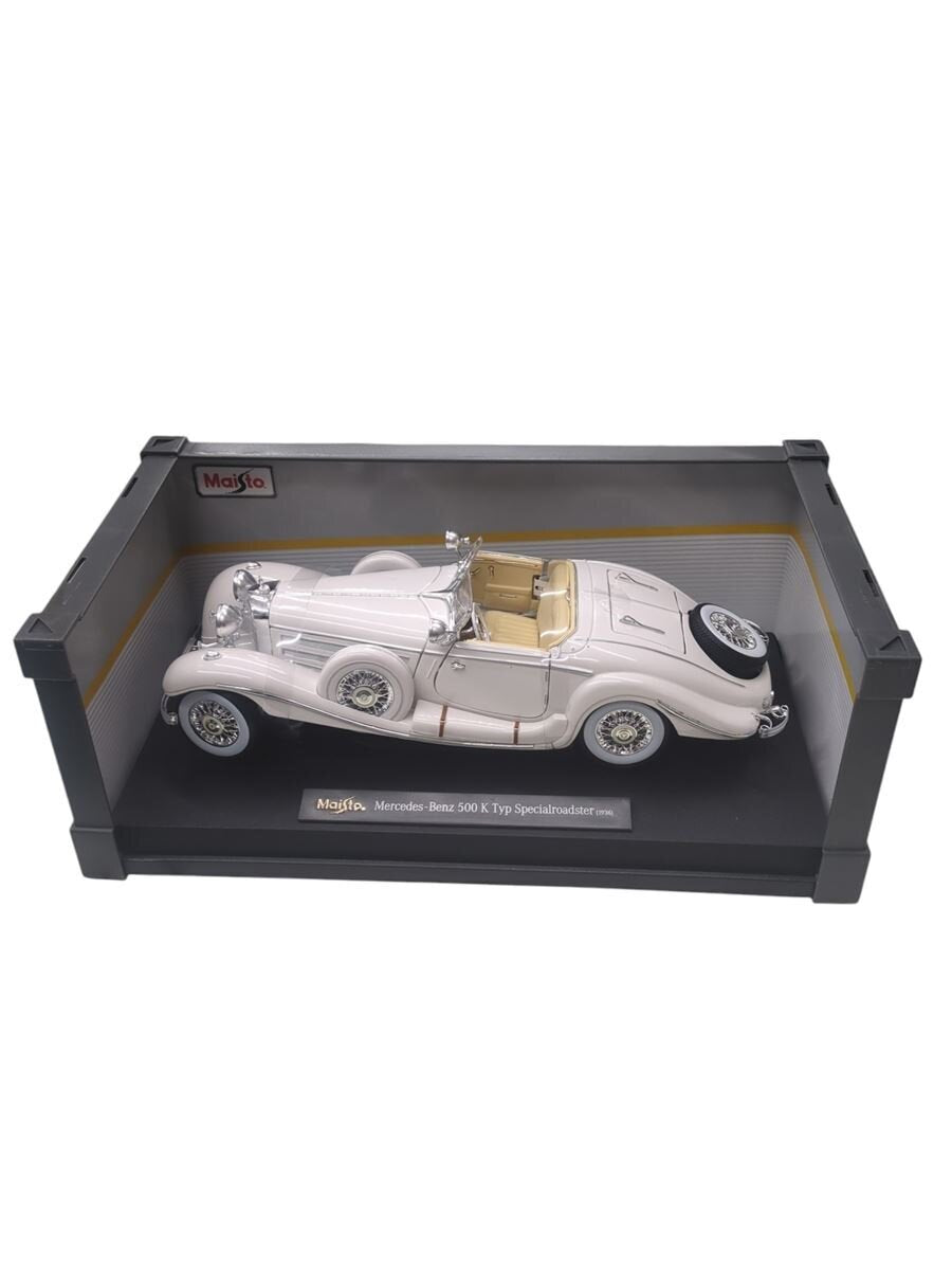 Maisto Mercedes-Benz 500K Typ Special Roadster (1936) White 1:18