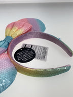 Disney RESORT × Disney Pastel Rainbow Minnie-Style Headband